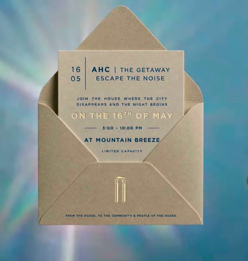 The Getaway — invitation