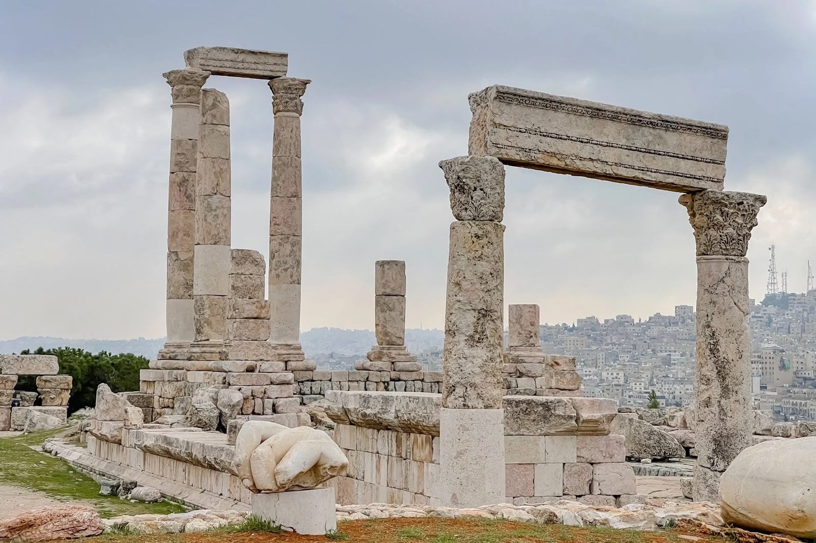 The Temple of Hercules at the Amman Citadel